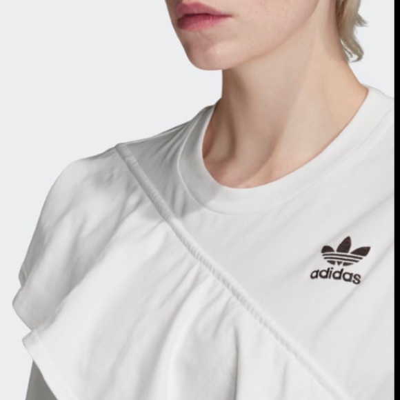 Adidas j koo ruffled tee shirt NWT - Picture 10 of 14